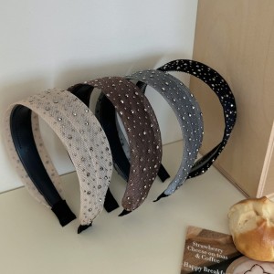 1 Élastique À Cheveux Luxueux Et Élégant Pour Femme, Couleurs Mélangées h5 Image3