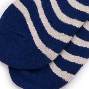 1 Paire De Chaussettes Mi-Mollet Classiques À Rayures En Coton Pour Femme h5 Image4