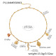 Collier pendentif DIY en or 40+5 cm