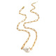 Collier de perles baroques en or 