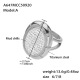 Bague en acier A647-A/N° 8 Image4