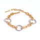 Couleur or et argent/Taille unique/Bracelet style 2 Image2