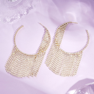 1 Paire De Boucles D'Oreilles Rondes À Pompons De La Collection Festive h5 Image3