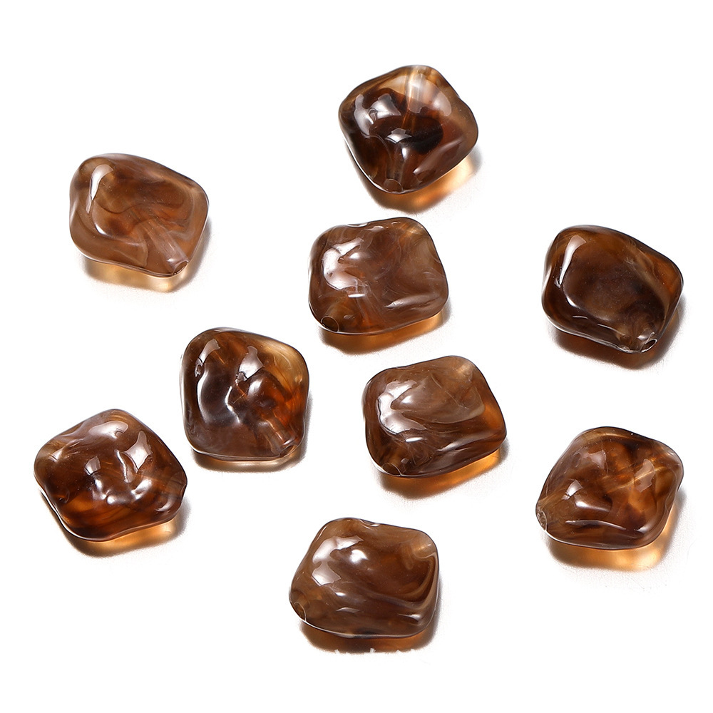 1 Sachet De Perles Acryliques De Forme Irrégulière Pour Bijoux Diy