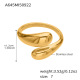 Bague géométrique en or Image3
