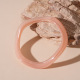 Bracelet géométrique en acrylique rose Image3