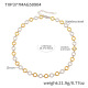 TXP377 - Collier en zircons colorés 36+5 cm Image2