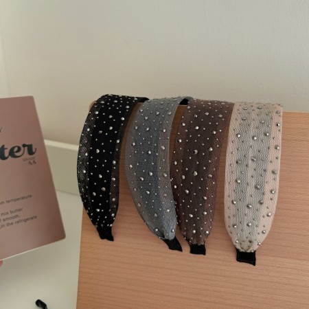1 élastique à cheveux luxueux et élégant pour femme, couleurs mélangées 2