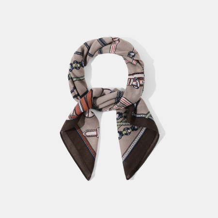Bandana luxueux en rayonne pour femme, 1 pièce 2