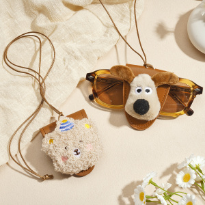 Collier À Lunettes Magnétique En Cuir Avec Clip, Motif Dessin Animé Mignon, 1 Pièce h5 Image4