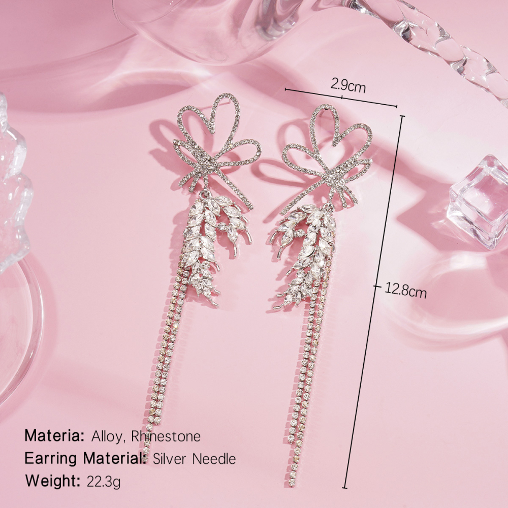1 Paire De Boucles D'Oreilles Festives En Alliage Avec Pompons Et Fleurs 