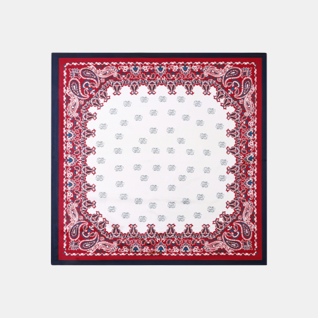 Bandana élégant en rayonne à fleurs de cajou pour femme, 1 pièce