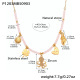 P1203-Collier de perles roses DIY 43+5cm Image4