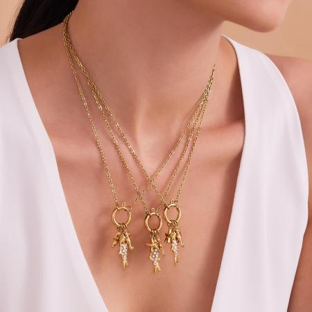 Ensembles de bijoux pour femmes en acier inoxydable, couleur or, représentant de magnifiques poissons