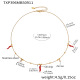 TXP396-Collier DIY en or 40+5 cm Image9