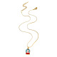 Collier Bonhomme de Neige Doré Image4