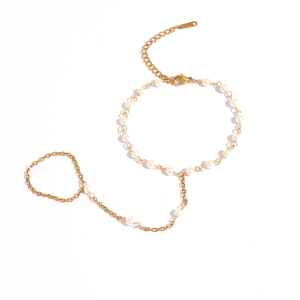 Ensemble De Bijoux Pour Femme En Acier Inoxydable Imperméable, Motif Floral Et Végétal Rétro Simple (1 Pièce). h5 