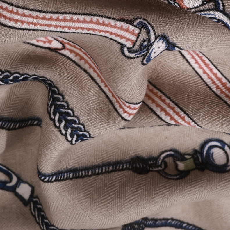 Bandana Luxueux En Rayonne Pour Femme, 1 Pièce Image5