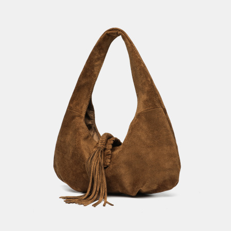 Sac à bandoulière ethnique décontracté en imitation daim pour femme, 1 pièce 2