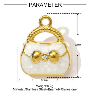 Pendentif Femme Simple, Mignon Et Gourmand, En Acier Inoxydable, Couleur Or, Étanche, Avec Motif Alimentaire Mignon (1 Pièce) h5 Image2
