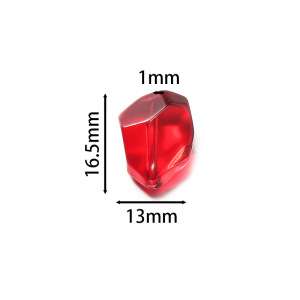 1 Pièce De Perles De Verre Transparentes De Forme Irrégulière Pour Bijoux h5 Image5