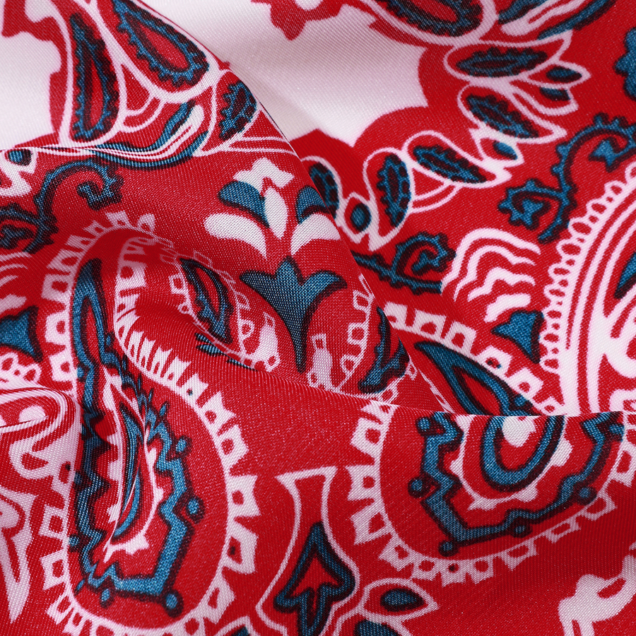 Bandana Élégant En Rayonne À Fleurs De Cajou Pour Femme, 1 Pièce h5Image5