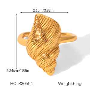 Bague Simple Et Élégante Pour Femme, En Acier Inoxydable, Couleur Or, Motif Tortue, Idéale Au Quotidien. h5 Image2