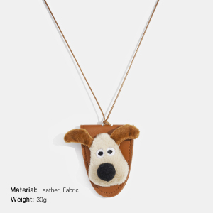 Collier À Lunettes Magnétique En Cuir Avec Clip, Motif Dessin Animé Mignon, 1 Pièce h5 Image2