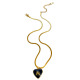 Collier coeur bleu Image2