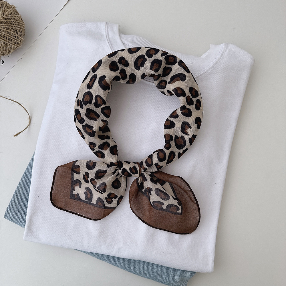 Bandana À Motif Léopard Rétro 1 Pièce