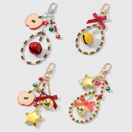 1 breloque de sac en perles de Noël 2