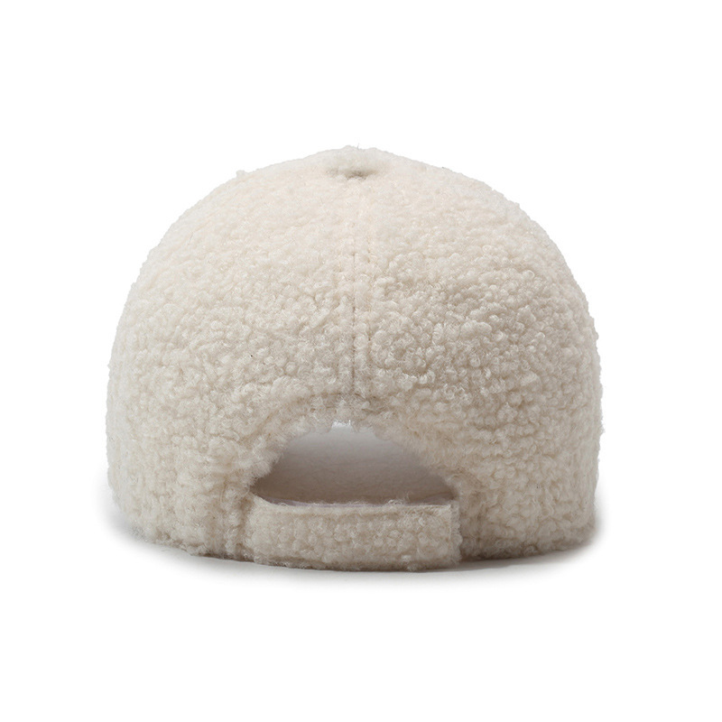 1 Casquette De Baseball Décontractée En Peluche Avec Lettres h5Image4