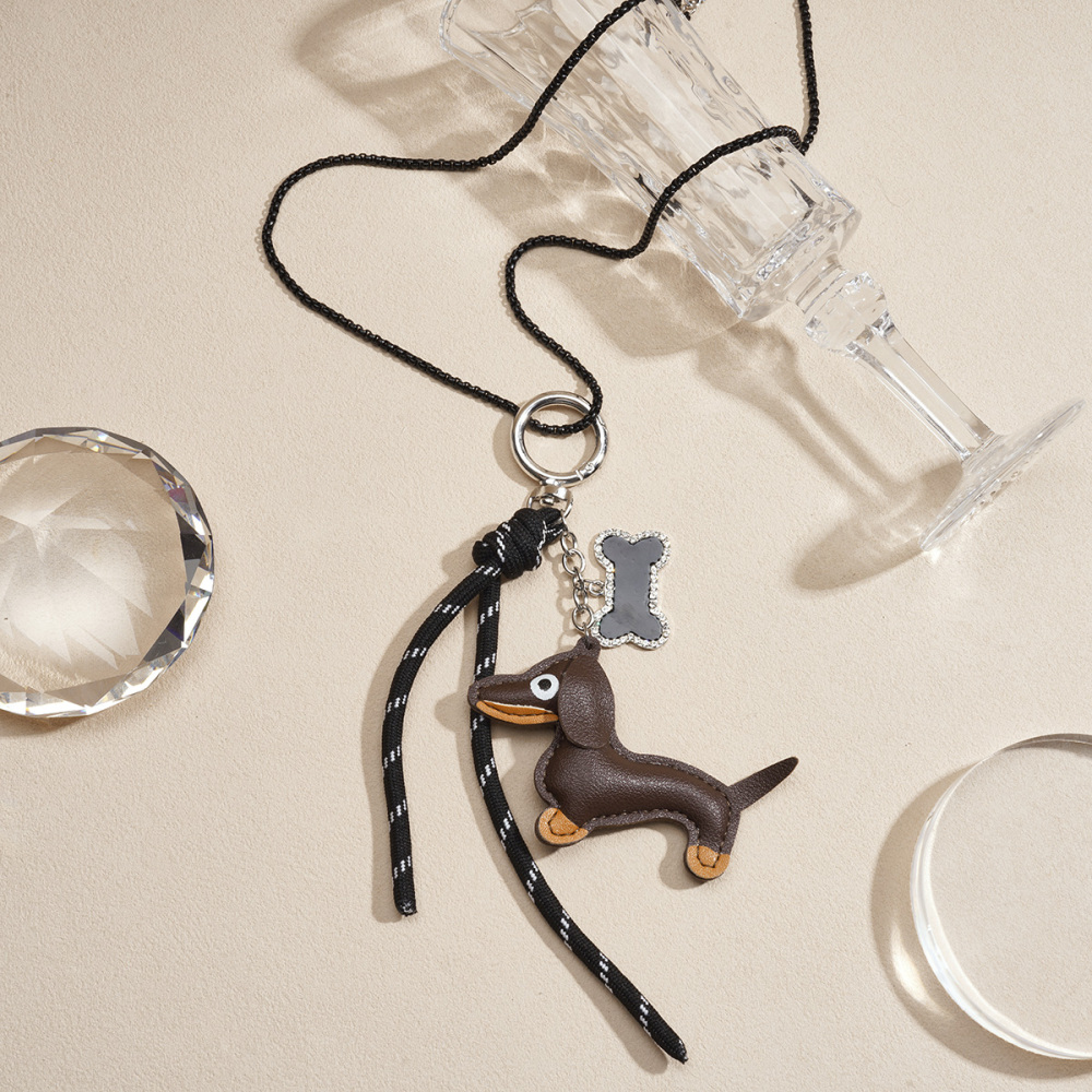 1 Collier Long En Corde Avec Un Animal Mignon Image4