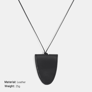 Collier À Lunettes Magnétique En Cuir De Couleur Unie, 1 Pièce h5 Image2