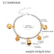 E172-Bracelet clochette fleur assortie 16+5cm Image3