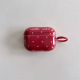 housse pour écouteurs IMD - pois rouge foncé/Airpods 4 Image3