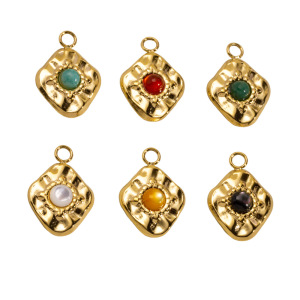 Pendentif Femme Étanche En Acier Inoxydable, Forme Irrégulière, Style Rétro Simple (1 Pièce) h5 Image5