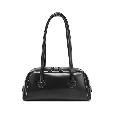 Sac fourre-tout élégant pour femme, collection Simple Series, couleur unie, en PU (1 pièce).