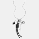 Collier 3# - Argent - Cœur Image3