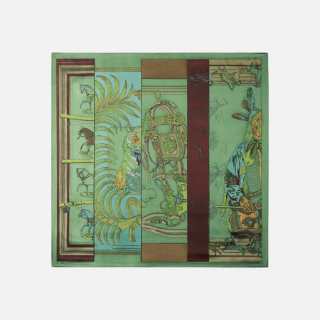 Bandana vintage en rayonne pour femme, 1 pièce
