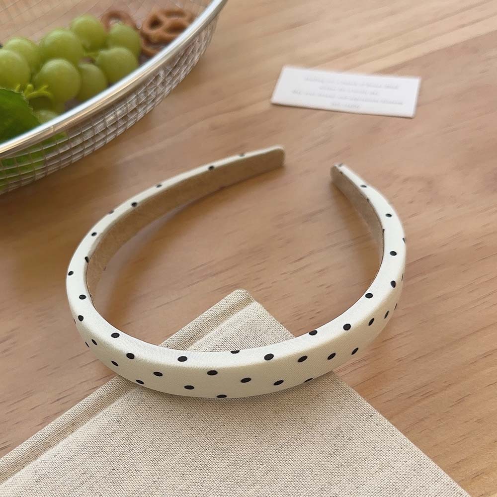 1 Élastique À Cheveux Simple Et Doux À Pois Pour Femme