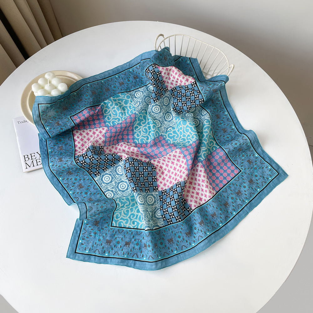 Bandana Romantique En Coton Pour Femme, 1 Pièce Image5