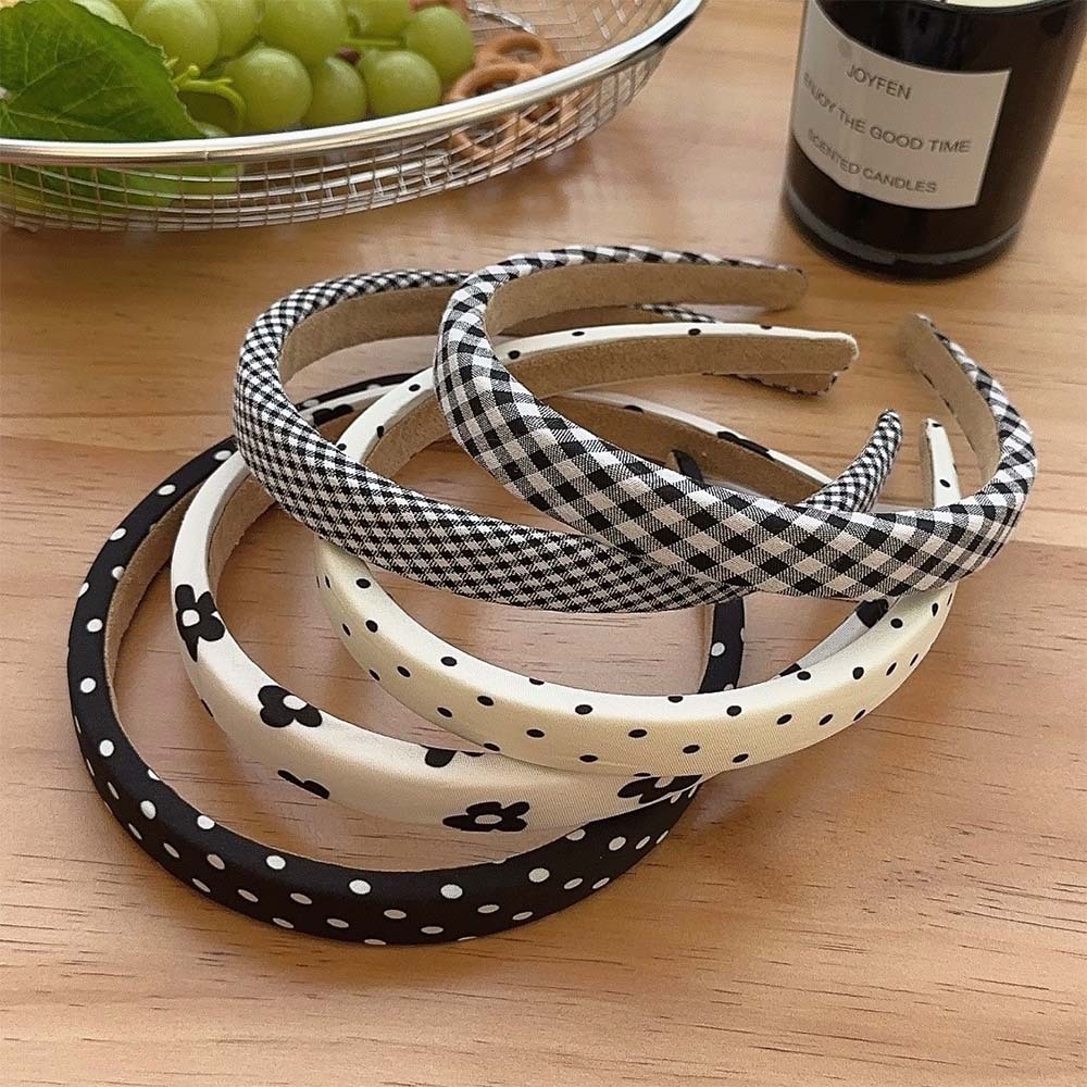 1 Élastique À Cheveux Simple Et Doux À Pois Pour Femme h5Image3