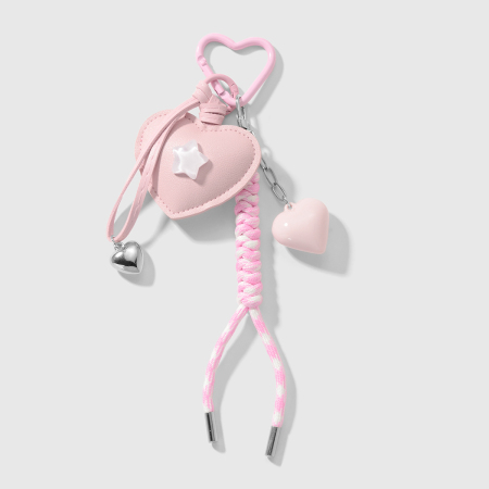 1 pièce Sweet Heart Star Charm de sac en cuir