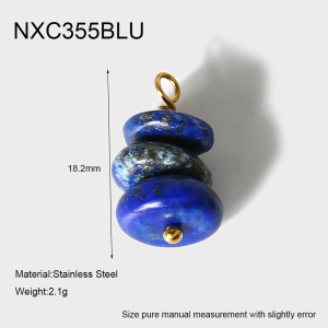 Pendentif Diy En Pierre Naturelle De Forme Irrégulière (1 Pièce) h5 