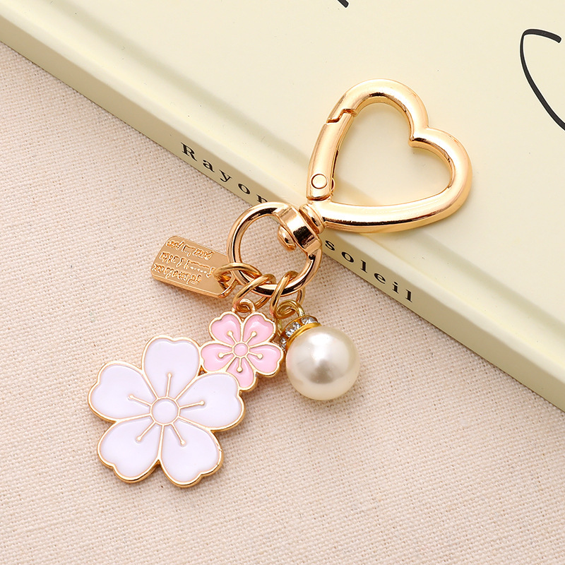 1 Chaîne De Téléphone En Perles De Fleurs Douces Image3