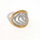 Couleur or et argent/Taille unique/Style de bague 3 Image3
