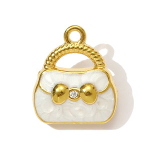 Pendentif Femme Simple, Mignon Et Gourmand, En Acier Inoxydable, Couleur Or, Étanche, Avec Motif Alimentaire Mignon (1 Pièce) h5
