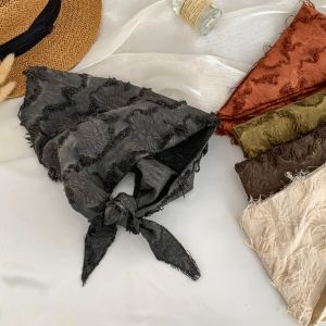 1 Bandana Quotidien En Polyester De Couleur Unie Pour Femme h5 Image3