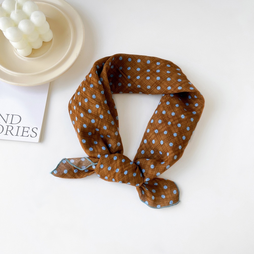 Bandana Romantique En Coton Pour Femme, 1 Pièce Image3